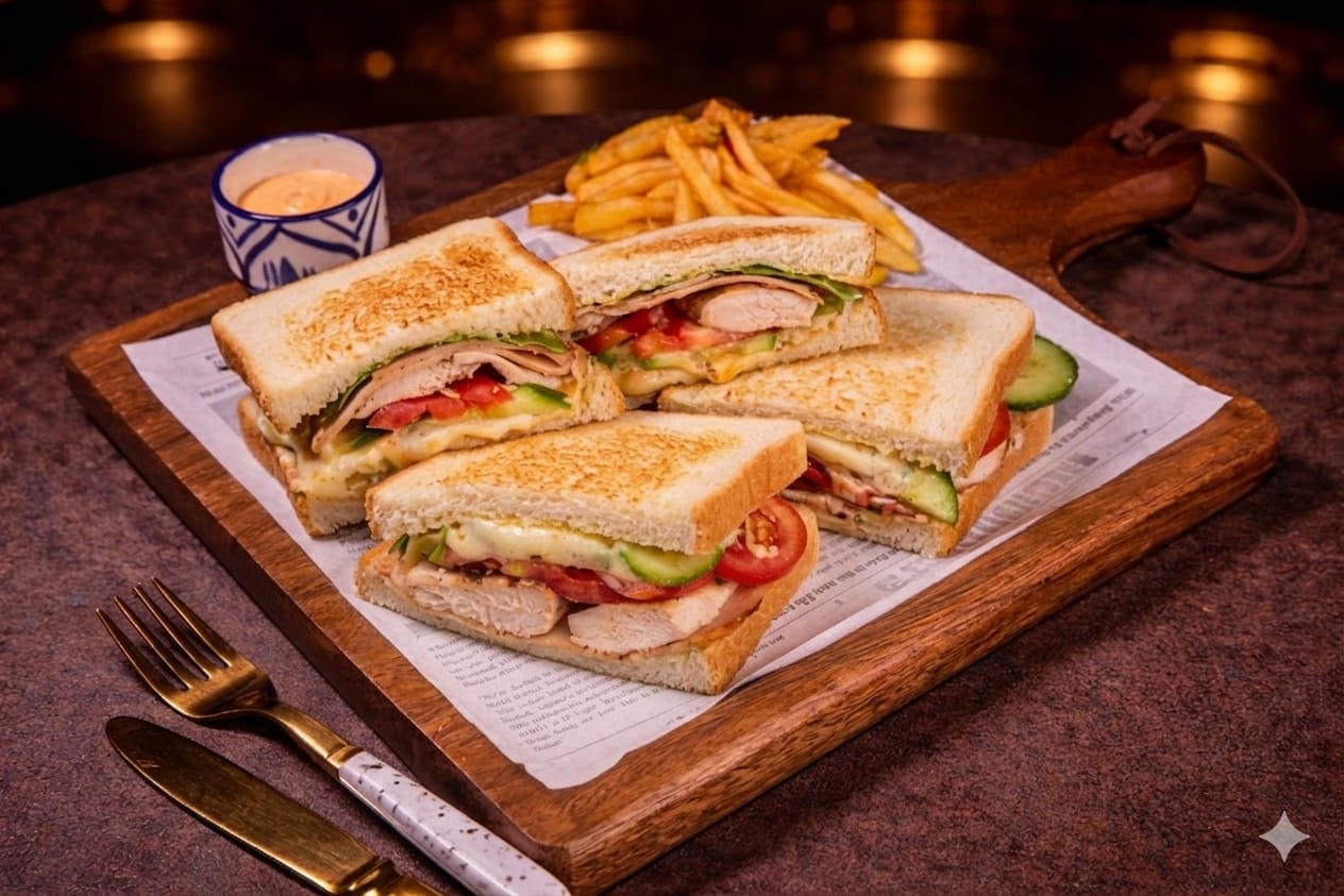 Grilled Sausage & Chicken Sandwich